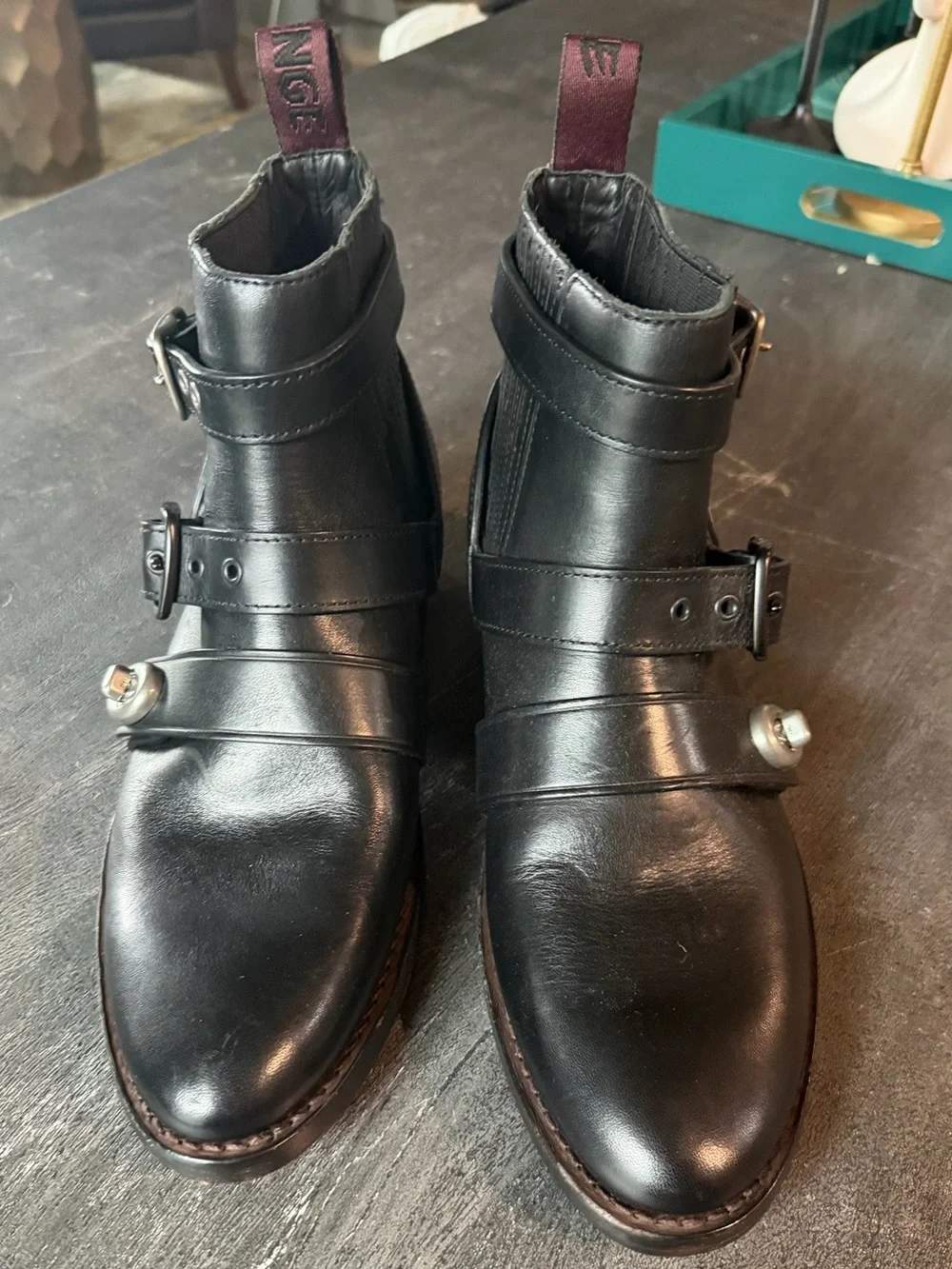 Coach sleek black